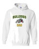 Whitefish Bulldogs Dad Men's Hoodie