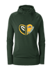 Whitefish Bulldogs Heart Football Women's Hoodie