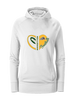 Whitefish Bulldogs Heart Football Women's Hoodie
