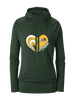 Whitefish Bulldogs Heart Track Women's Hoodie