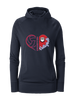 Richmond Bulldogs Heart Volleyball Women's Hoodie