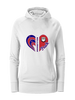 Richmond Bulldogs Heart Track Women's Hoodie