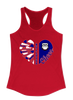 Richmond Bulldogs Heart Cheer Women's Tank Top
