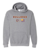 St. Cloud Bulldogs Team Colors Flag Men's Hoodie
