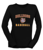 St. Cloud Bulldogs Baseball #1 Women's Premium LS T-Shirt