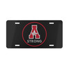 Archer High School Tigers Black Vanity Plate - Archer Strong Black