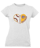 St. Cloud Bulldogs Heart Baseball Women's SS T-Shirt