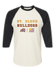 St. Cloud Bulldogs Mascot Spirit Flag Men's Baseball T-Shirt