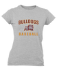 St. Cloud Bulldogs Mascot Baseball #1 Women's SS T-Shirt
