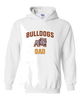 St. Cloud Bulldogs Mascot Dad Men's Hoodie