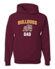 St. Cloud Bulldogs Mascot Dad Men's Premium Hoodie