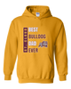 St. Cloud Bulldogs Mascot Best Bulldog Dad Men's Hoodie