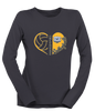 Chelsea Bulldogs Heart Volleyball Women's Premium LS T-Shirt