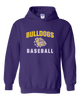 Queen Creek Bulldogs Baseball #1 Men's Hoodie