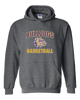 Queen Creek Bulldogs Basketball #1 Men's Hoodie