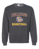 Queen Creek Bulldogs Basketball #1 Men's Sweatshirt