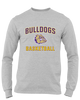Queen Creek Bulldogs Basketball #1 Men's LS T-Shirt