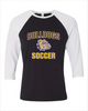 Queen Creek Bulldogs Soccer #1 Men's Baseball T-Shirt