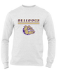 Queen Creek Bulldogs Mascot #8 Men's LS T-Shirt