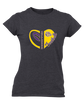 Queen Creek Bulldogs Heart Football Women's Premium SS T-Shirt