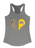 Queen Creek Bulldogs Heart Band Women's Tank Top