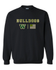 Whitefish Bulldogs Camo Flag Men's Sweatshirt