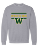 Whitefish Bulldogs Mascot #4 Men's Sweatshirt