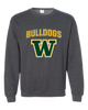 Whitefish Bulldogs Mascot #6 Men's Sweatshirt
