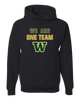 Whitefish Bulldogs We Are One Team Men's Premium Hoodie