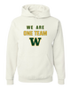 Whitefish Bulldogs We Are One Team Men's Premium Hoodie