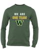 Whitefish Bulldogs We Are One Team Men's Premium LS T-Shirt