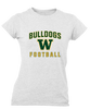 Whitefish Bulldogs Football #1 Women's SS T-Shirt