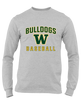 Whitefish Bulldogs Baseball #1 Men's Premium LS T-Shirt
