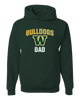 Whitefish Bulldogs Dad Men's Premium Hoodie