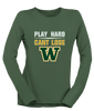 Whitefish Bulldogs Play Hard, Can't Lose Women's Premium LS T-Shirt