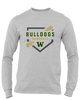 Whitefish Bulldogs Baseball #2 Men's LS T-Shirt