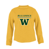 Whitefish Bulldogs Mascot #8 Women's Sweatshirt