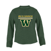 Whitefish Bulldogs Mascot #8 Women's Sweatshirt