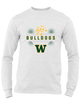 Whitefish Bulldogs Band # 3 Men's Premium LS T-Shirt