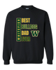 Whitefish Bulldogs Best Bulldog Dad Men's Sweatshirt