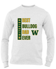 Whitefish Bulldogs Best Bulldog Dad Men's Premium LS T-Shirt