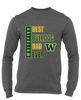 Whitefish Bulldogs Best Bulldog Dad Men's Premium LS T-Shirt