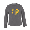 Whitefish Bulldogs Heart Soccer Women's Sweatshirt