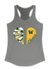 Whitefish Bulldogs Heart Cheer Women's Tank Top