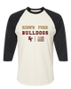 King's Fork Bulldogs KF Spirit Flag Women's Baseball T-Shirt