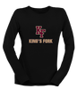 King's Fork Bulldogs KF Mascot #2 Women's LS T-Shirt