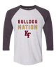 King's Fork Bulldogs KF Nation #2 Men's Baseball T-Shirt
