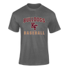 King's Fork Bulldogs KF Baseball #1 Men's Premium SS T-Shirt