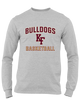 King's Fork Bulldogs KF Basketball #1 Men's LS T-Shirt