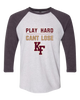 King's Fork Bulldogs KF Play Hard, Can't Lose Women's Baseball T-Shirt